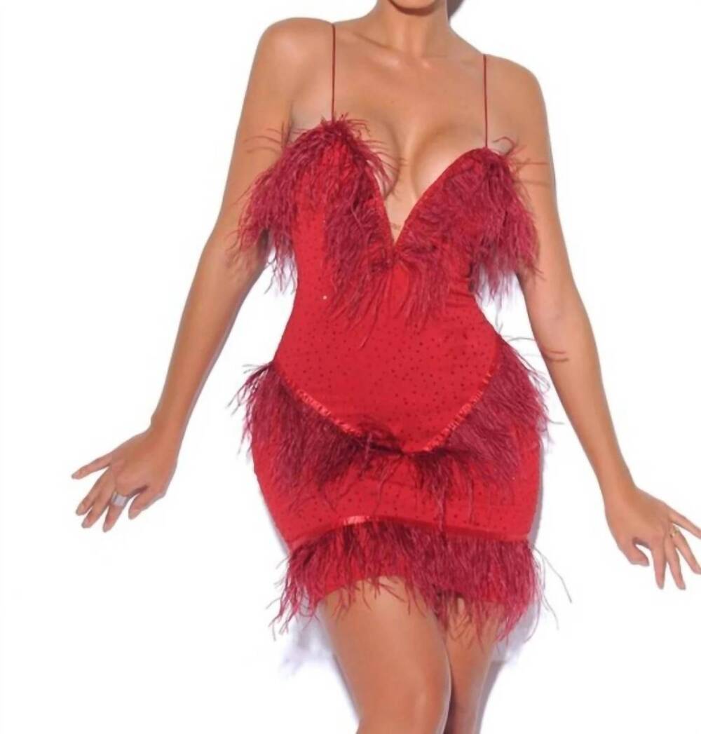 NEW MISS CIRCLE the lady in the red dress in red